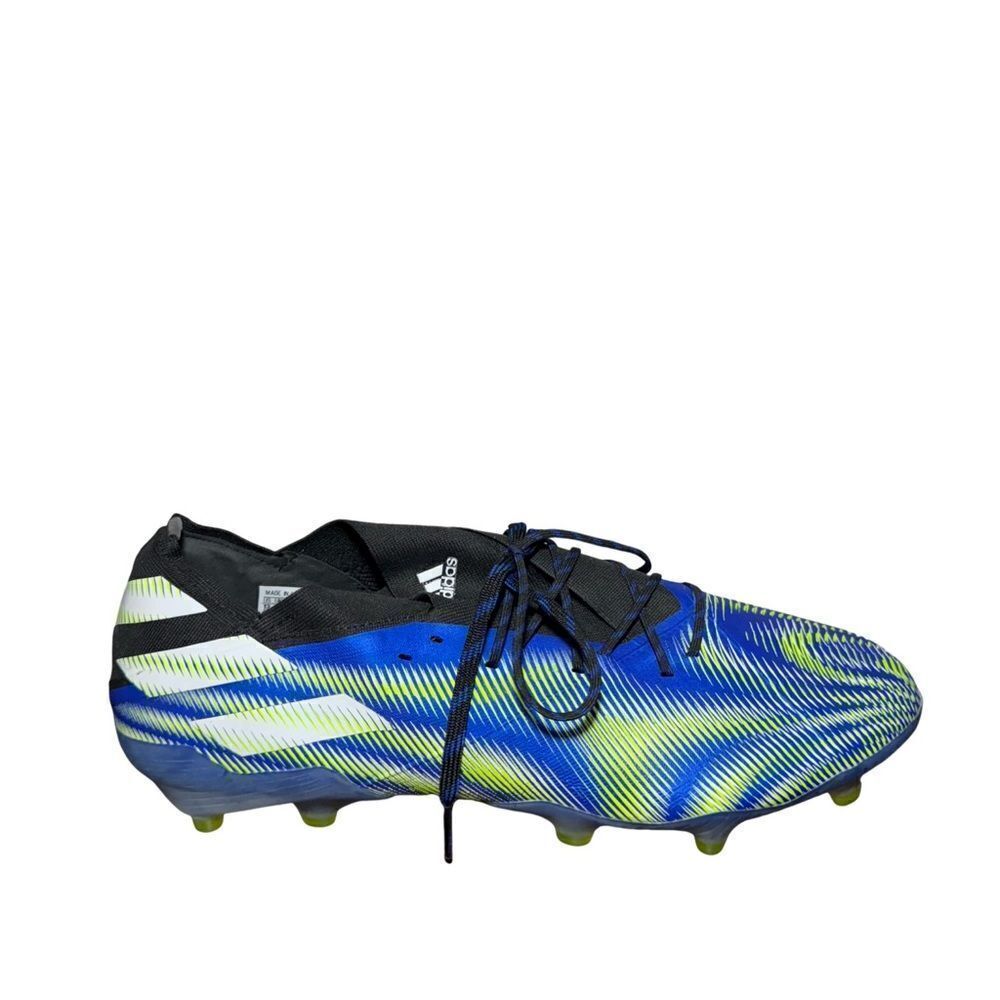 ADIDAS NEMEZIZ .1  SG  SOFT GR  CLEATS BLUE NEON GREEN FW7421 MENS SIZE 13